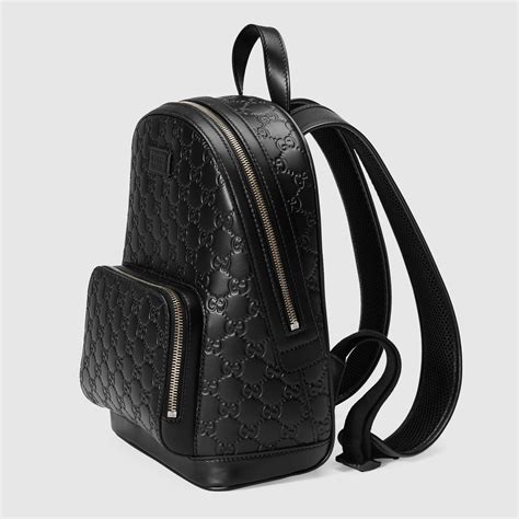 gucci backpack replica black|gucci signature backpack.